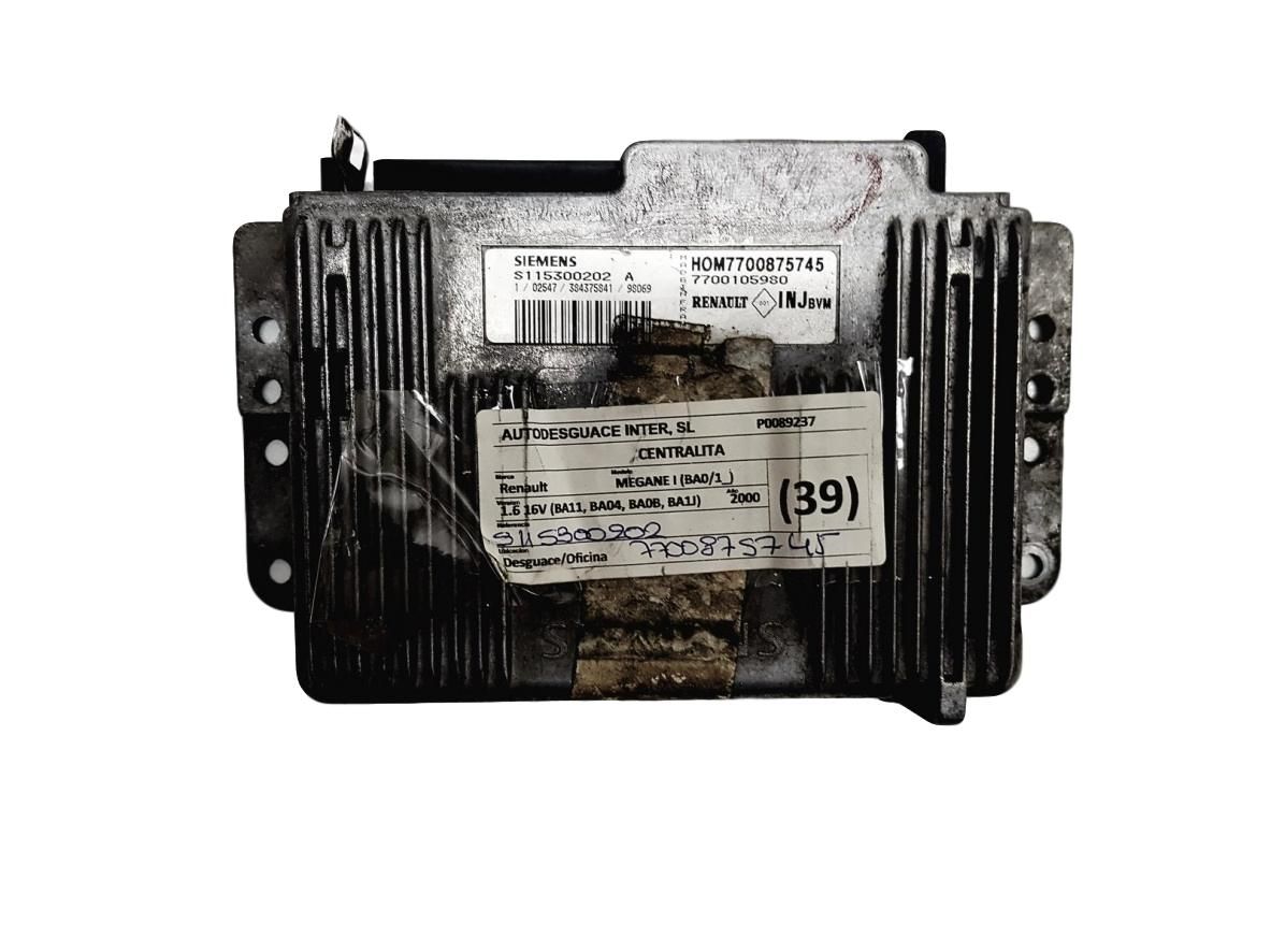 Blok Ovladačů S115300202A 7700875745 7700105980 Renault Siemens 10464 main product photo