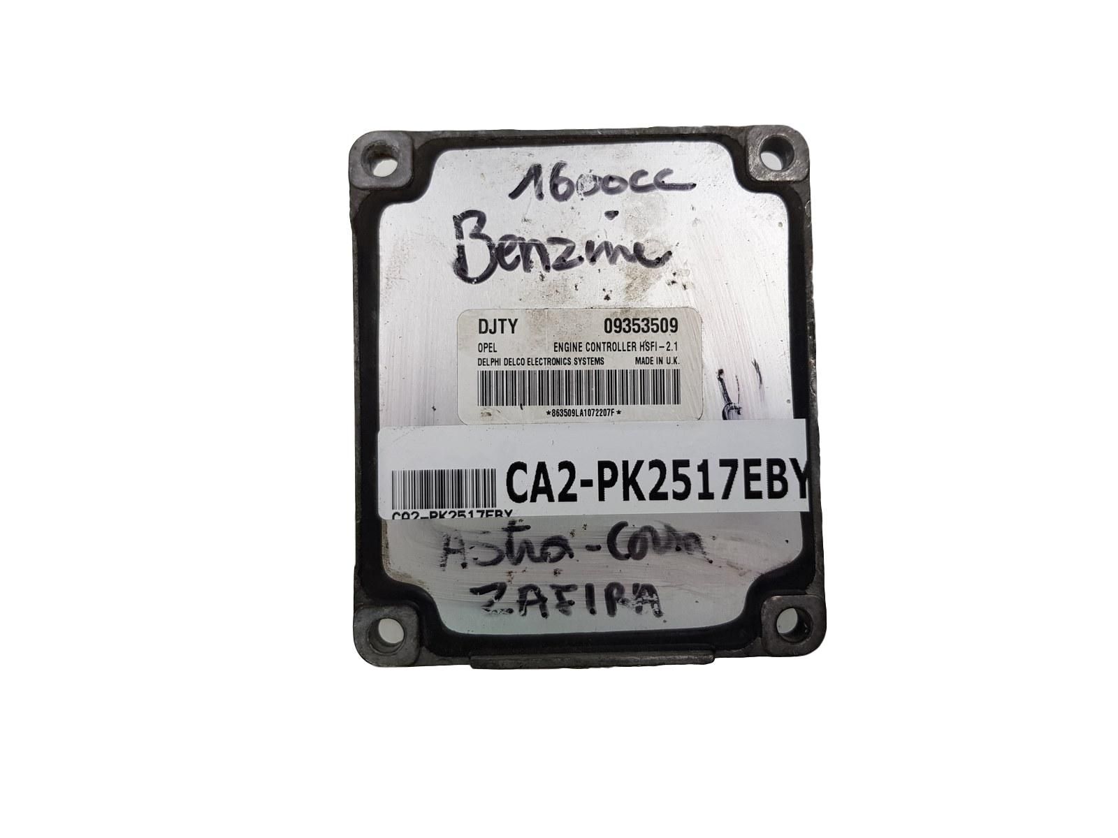 Řídicí Jednotka Motoru DJTY 09353509 Opel Delphi main product photo