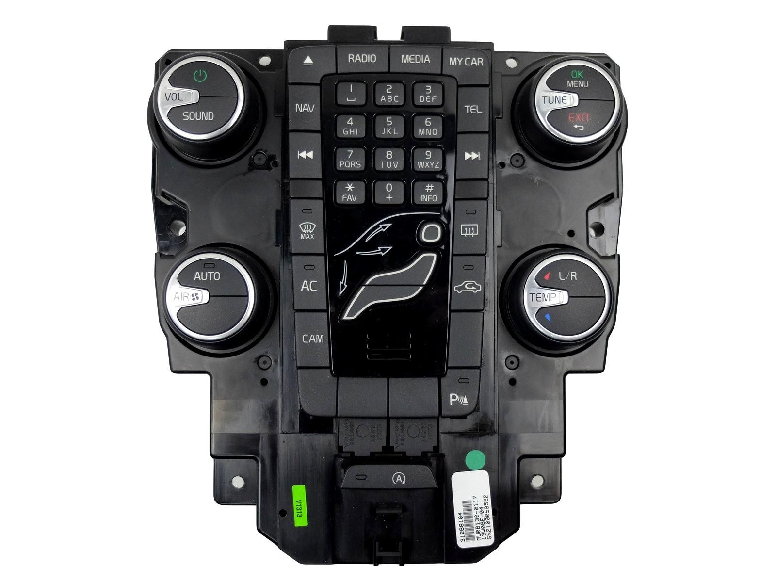 Panel Klimatizace Radio Navi Volvo V40 31288104 main product photo