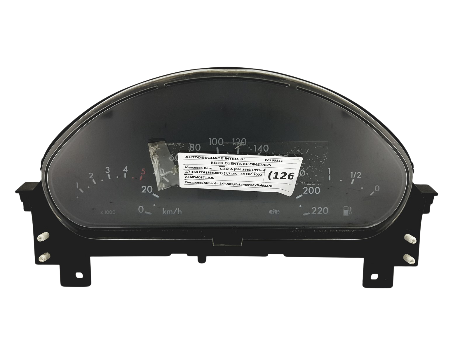 Otáčkoměr Mercedes A W168 A1685408711 51292 main product photo