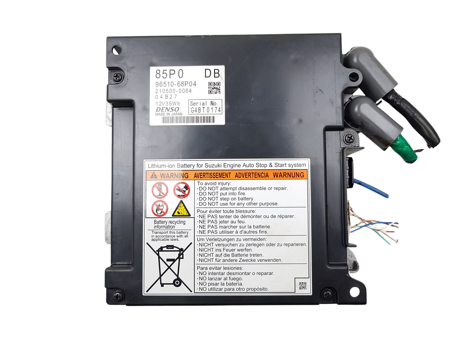 Baterie Suzuki Ignis 3 96510-68P04 210500-0064 Denso main product photo