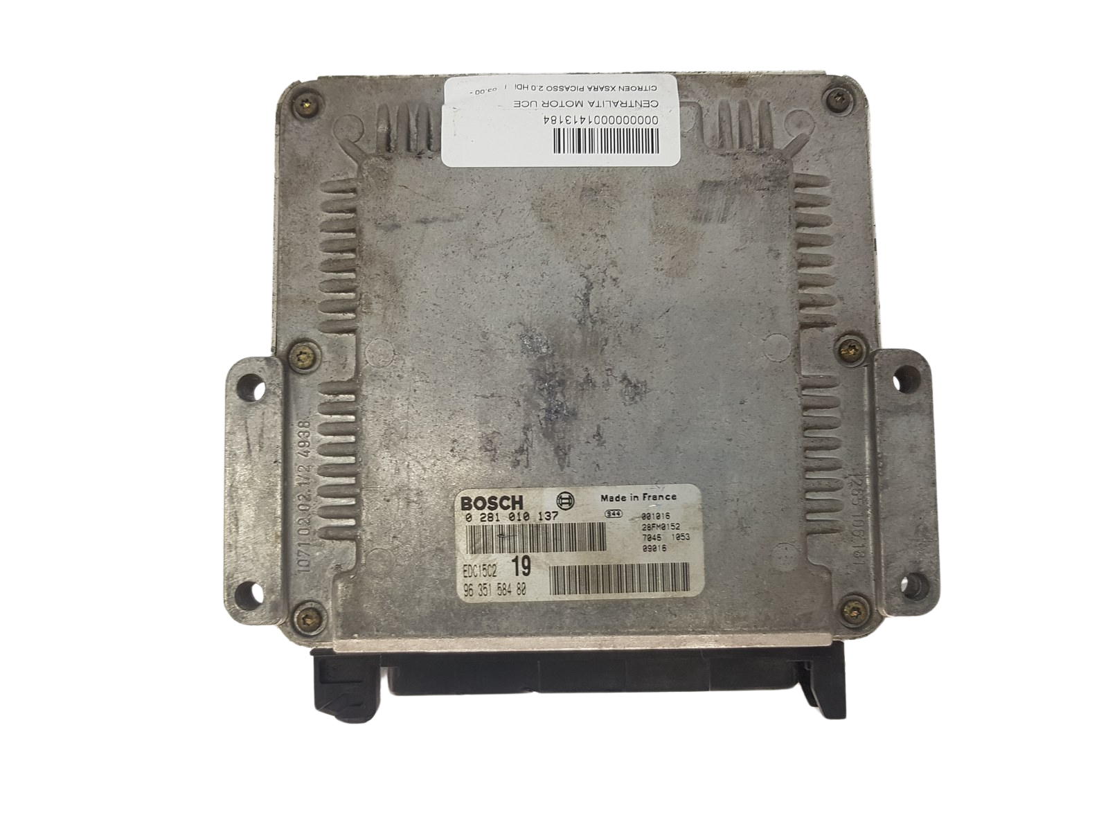 Blok Ovladačů 0281010137 9635158480 28FM0152 PSA Bosch 3334 main product photo