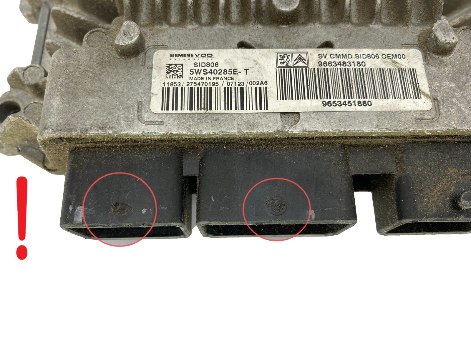 Blok Ovladačů 9663483180 9653451880 5WS40285E-T SID806 PSA Siemens 48019 main product photo
