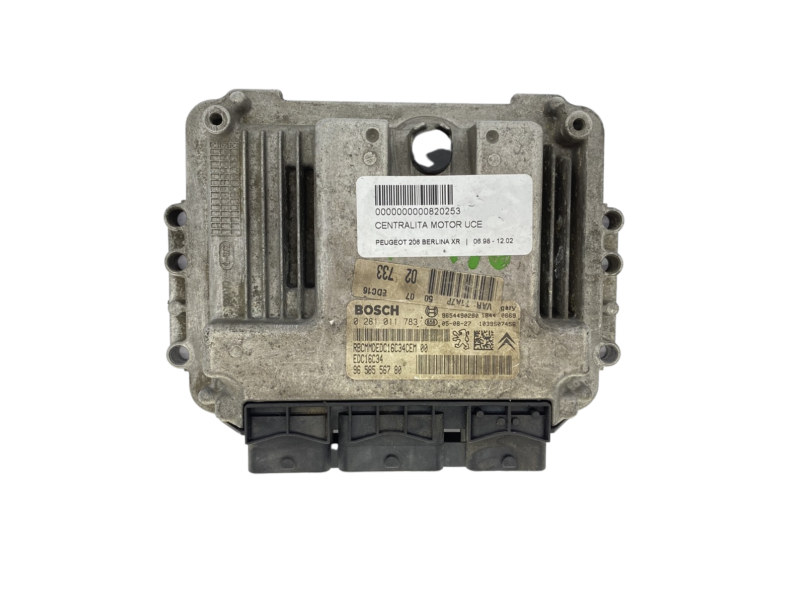 Blok Ovladačů PSA 0281011783 9658556780 9654490280 Bosch 60659 main product photo