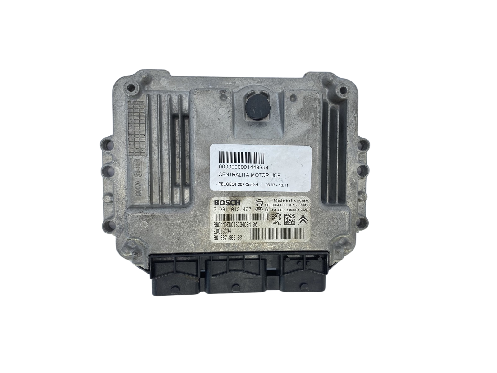 Blok Ovladačů 0281012467 9663786380 9653958980 PSA Bosch 61028 main product photo