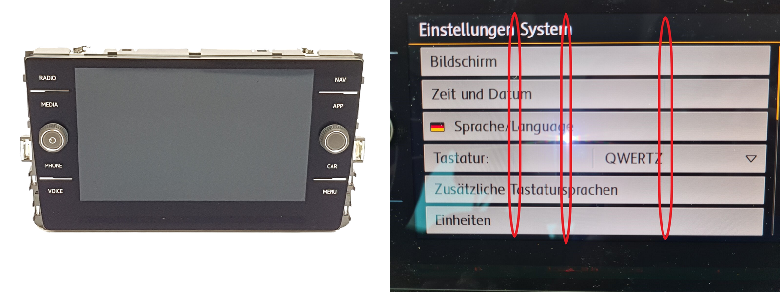Displej Rádia Volkswagen 5G6919605B A2C15166300 VDO Pixels main product photo