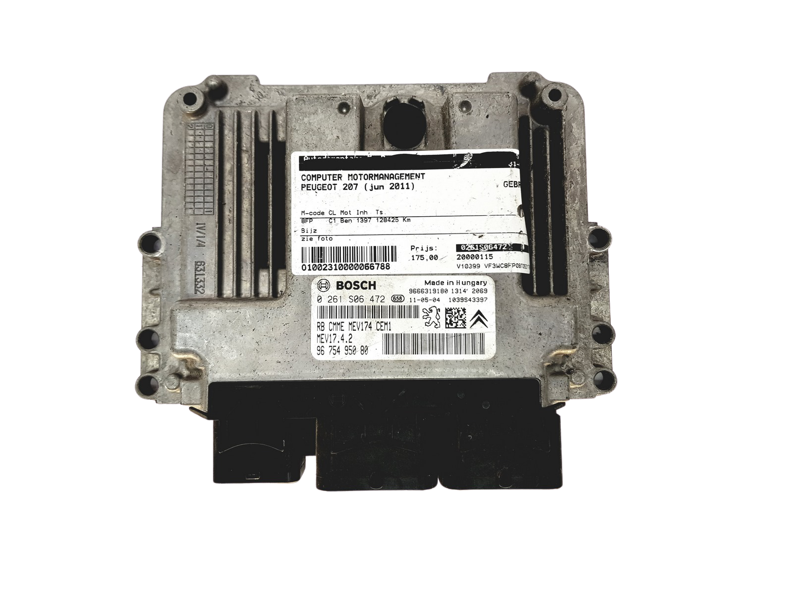 Blok Ovladačů 9675495080 0261S06472 9666319180 PSA Bosch 29940 main product photo