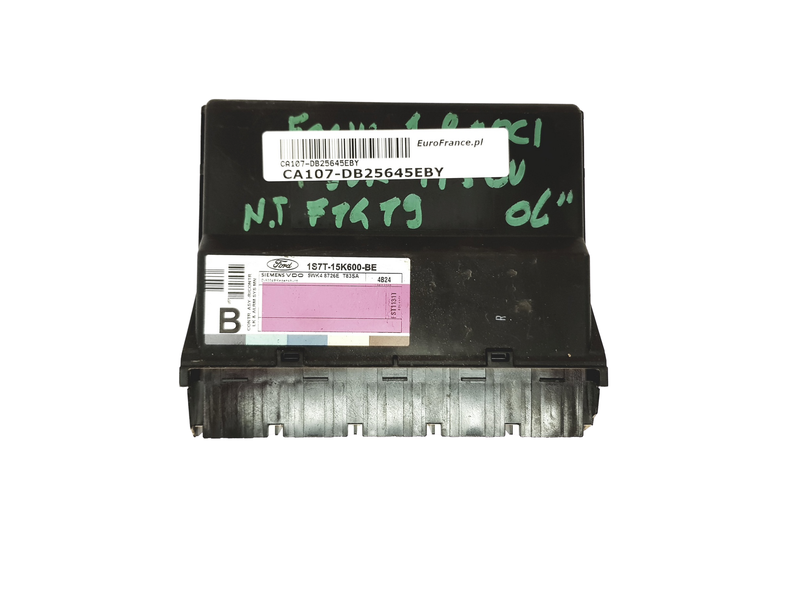 Blok Ovladačů 1S7T-15K600-BE 5WK48726E Ford Siemens main product photo