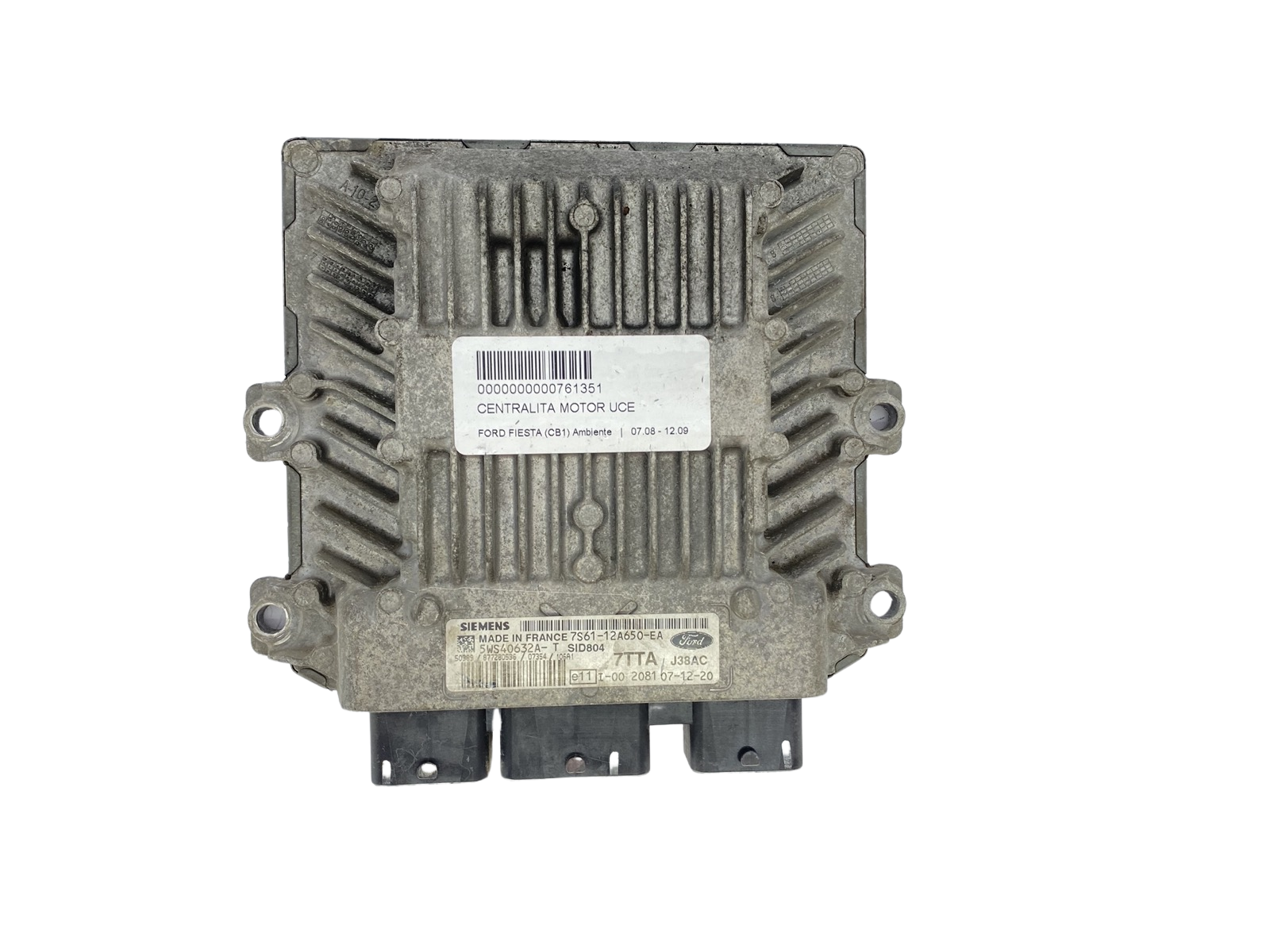 Blok Ovladačů 7S61-12A650-EA 5WS40632A-T SID 804 7TTA Ford Siemens 60221 main product photo