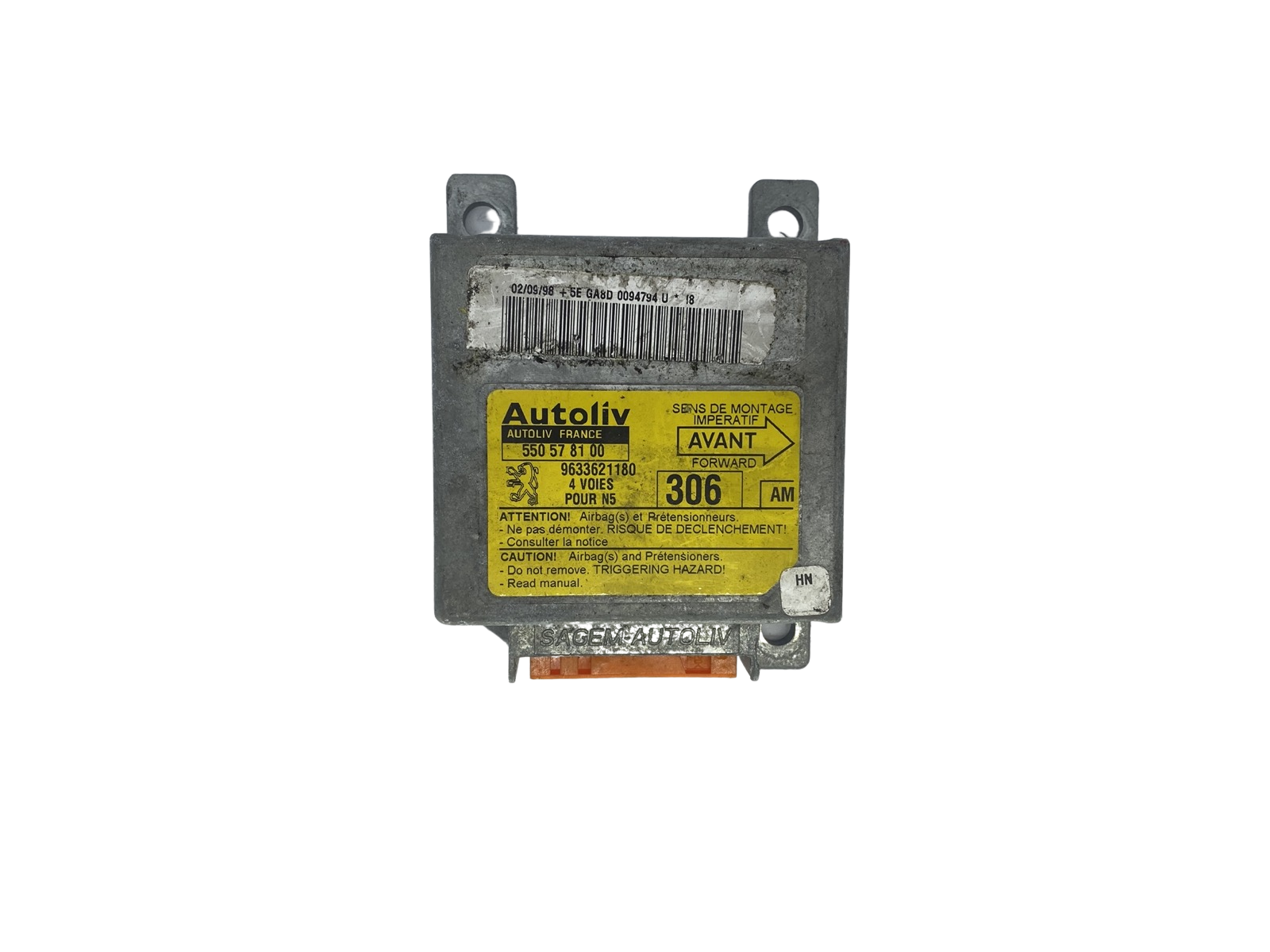 Blok Ovladačů 550578100 9633621180 PSA Autoliv main product photo