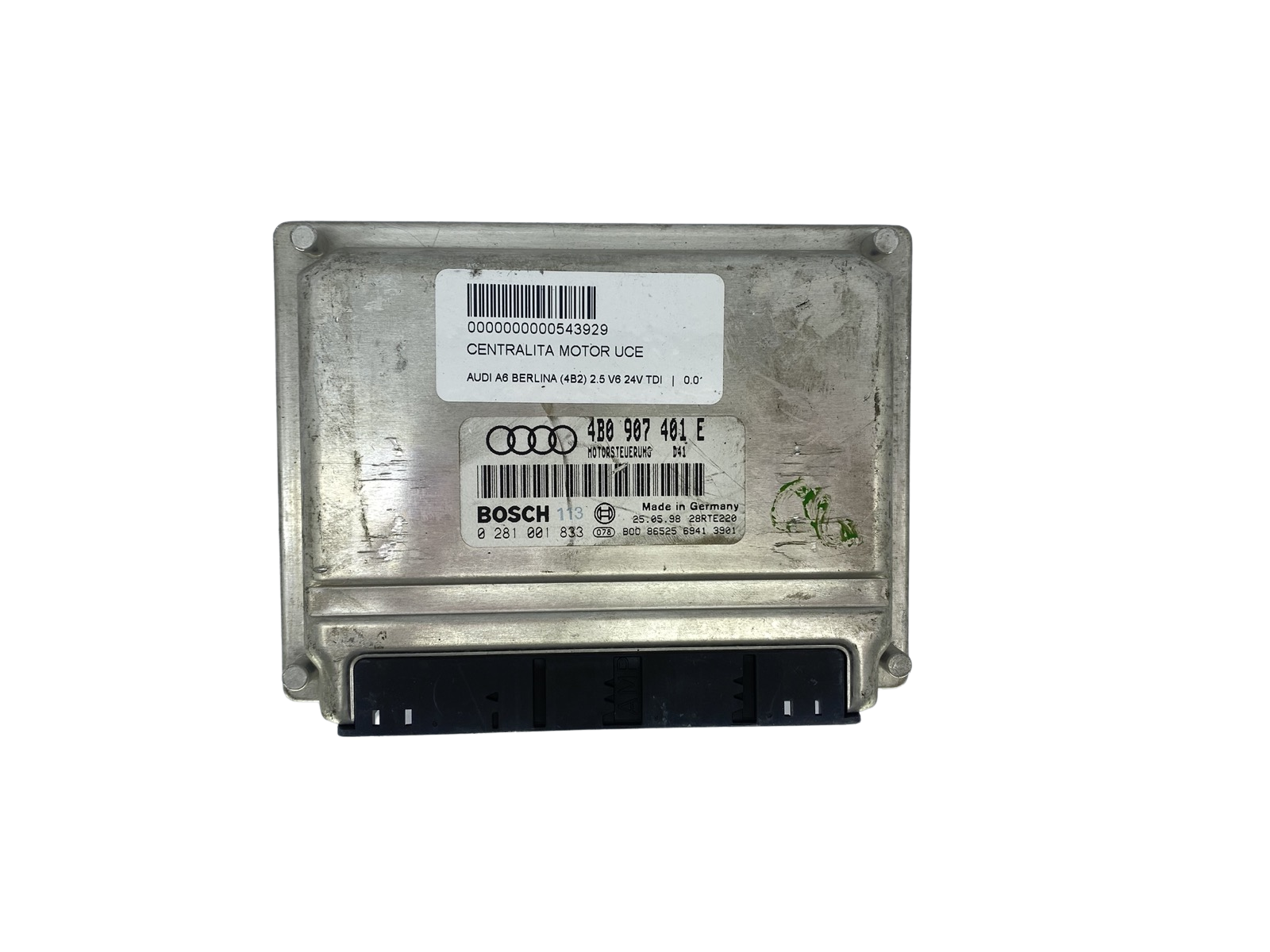 Blok Ovladačů 4B0907401E 0281001833 Audi Bosch 60182 main product photo