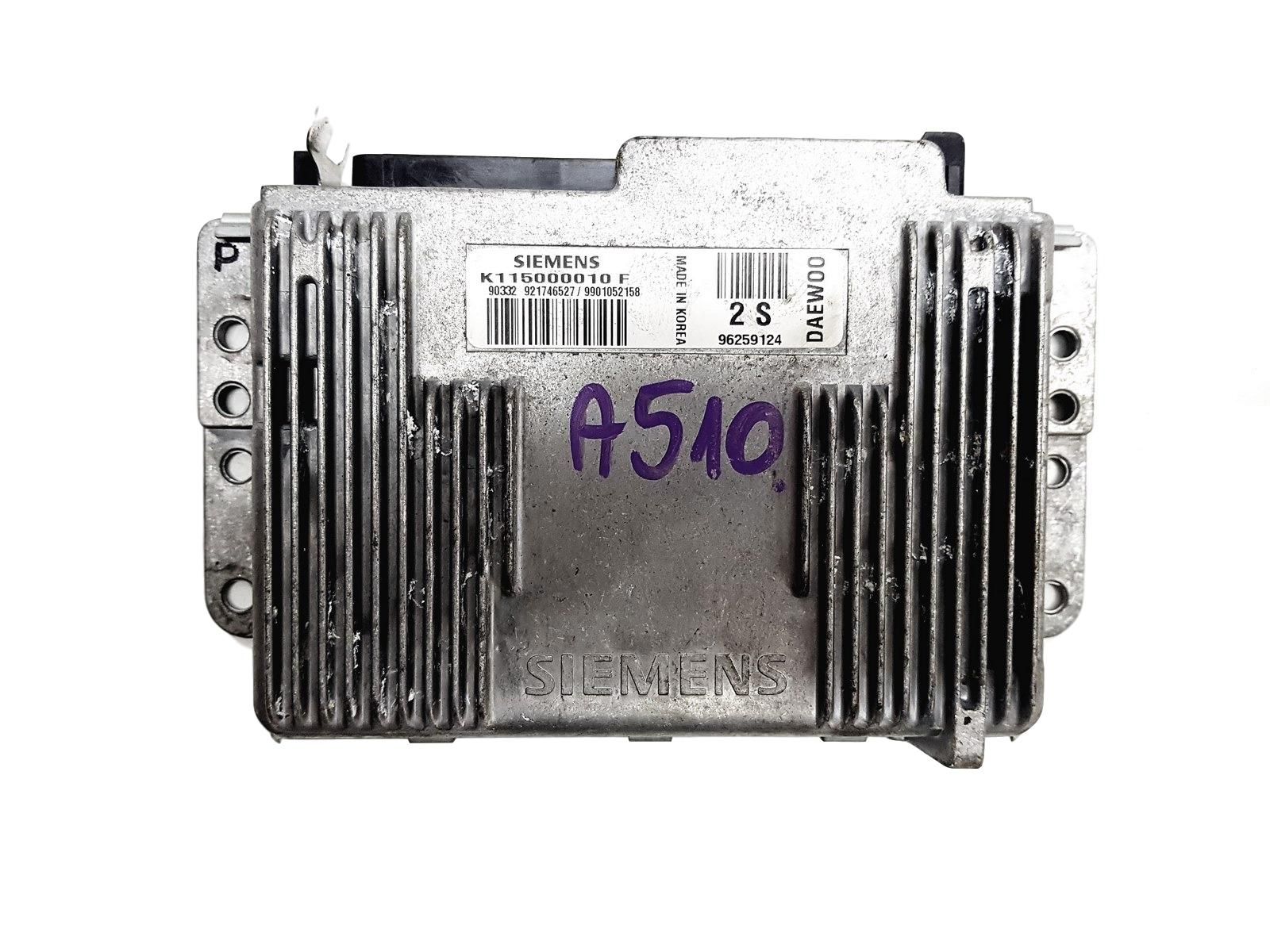 Blok Ovladačů K115000010F 96259124 Daewoo Siemens 10938 main product photo