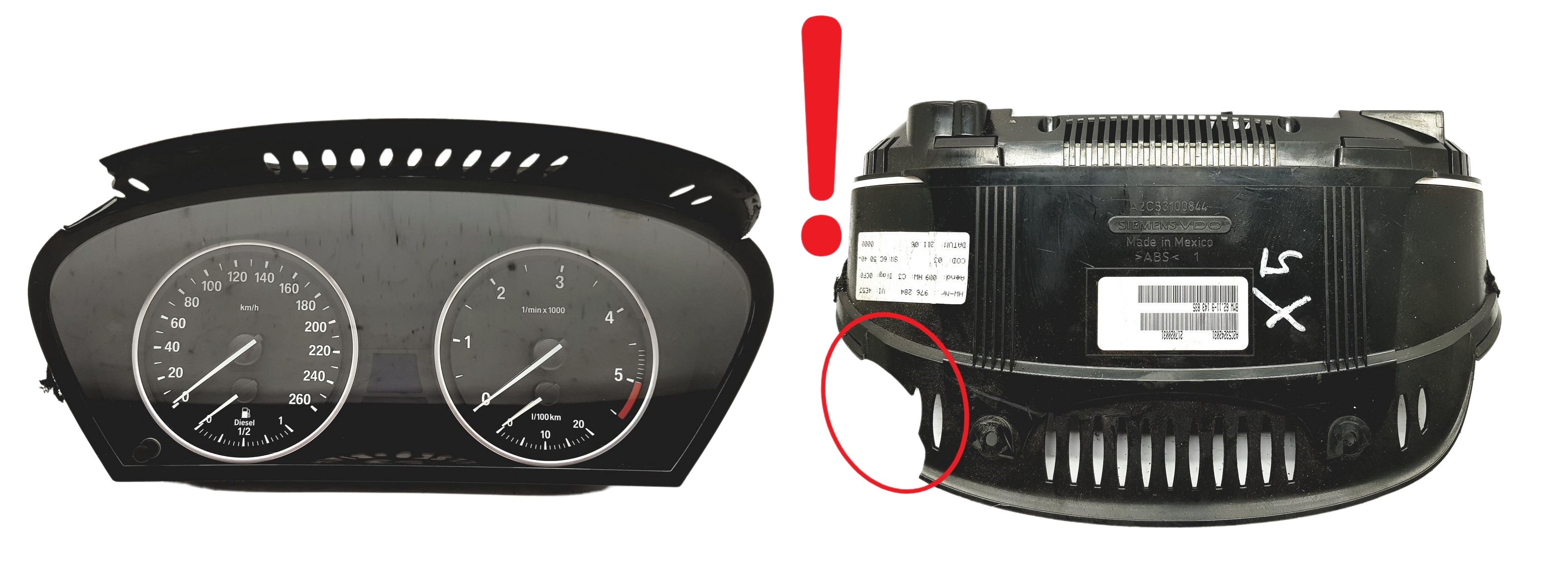 Otáčkoměr BMW X5 6211 9143835 A2C53242031 main product photo