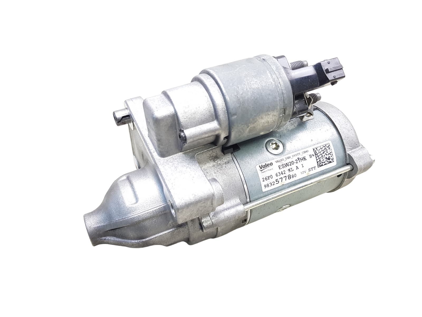 Startér Motoru 9832577880 ESW20-21HE Valeo 1.5 HDI Citroen Peugeot 0km main product photo