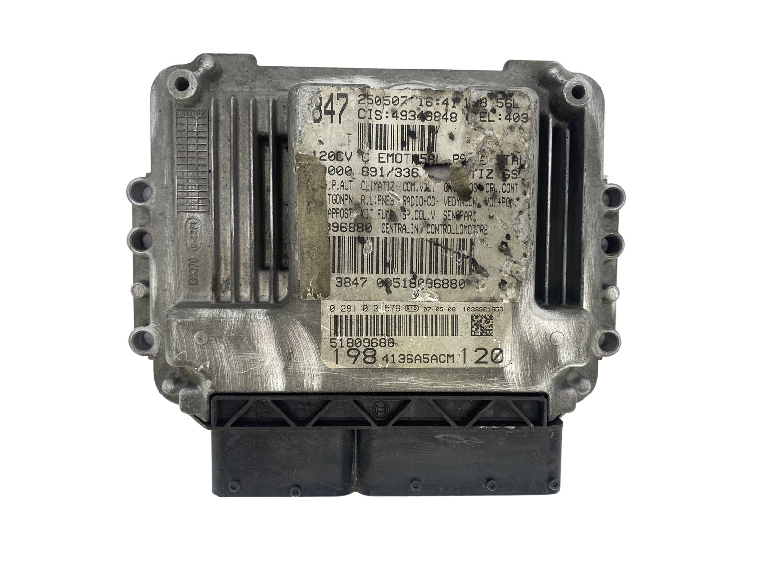 Blok Ovladačů 51809688 0281013579 4136A5ACM Fiat Bosch 51108 main product photo
