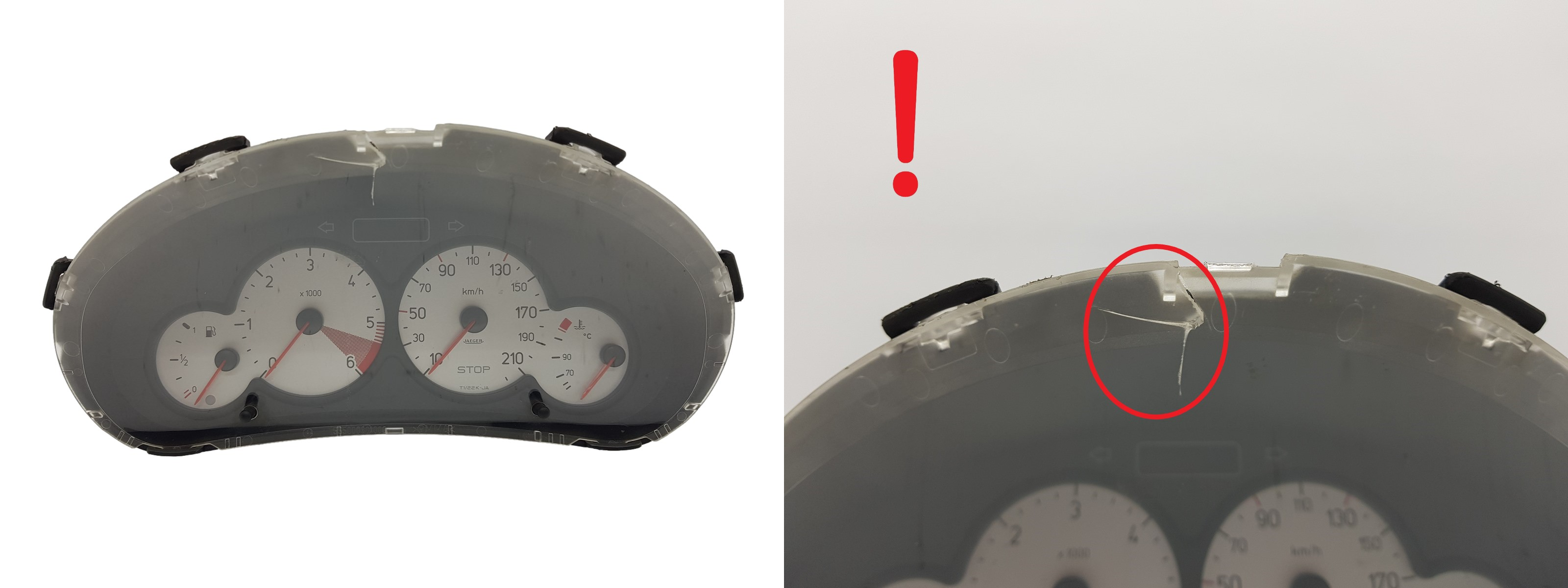 Otáčkoměr Peugeot 206 9656696280 000500809 1613 main product photo