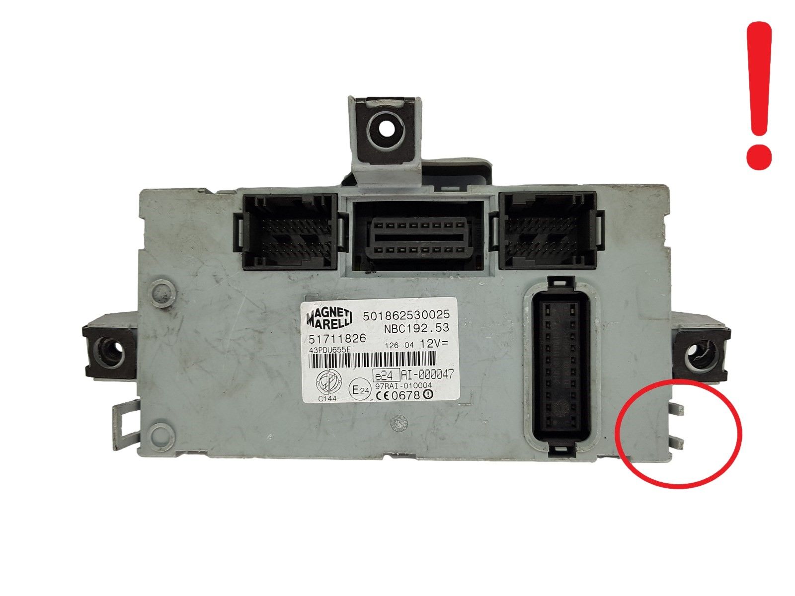 Blok Ovladačů Fiat 51711826 501862530025 NBC192.53 Magneti Marelli main product photo