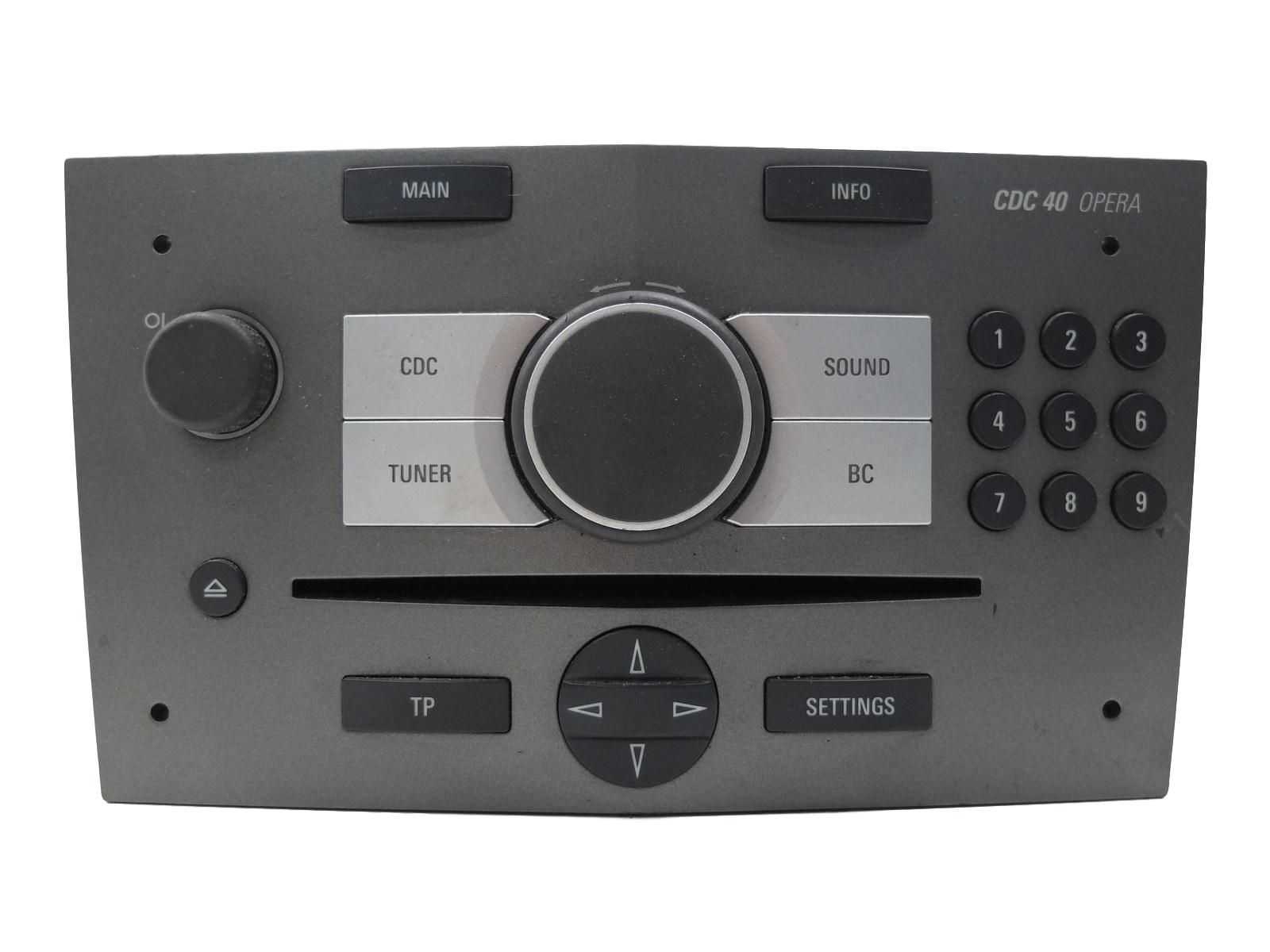 Rádio Cd Opel 13121030 7643117310 453116246 CDC40 Opera main product photo
