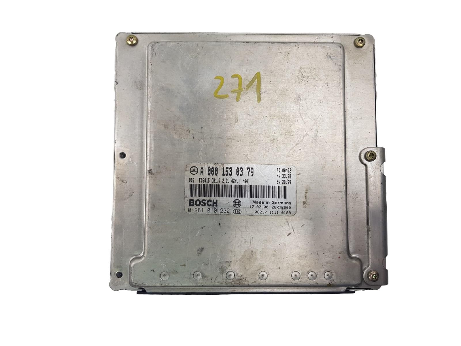 Řídicí Jednotka Motoru A0001530379 0281010232 Mercedes main product photo