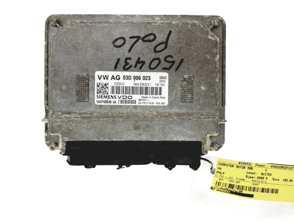 Blok Ovladačů 5WP40846 04 03D906023 VW Siemens 18806 main product photo