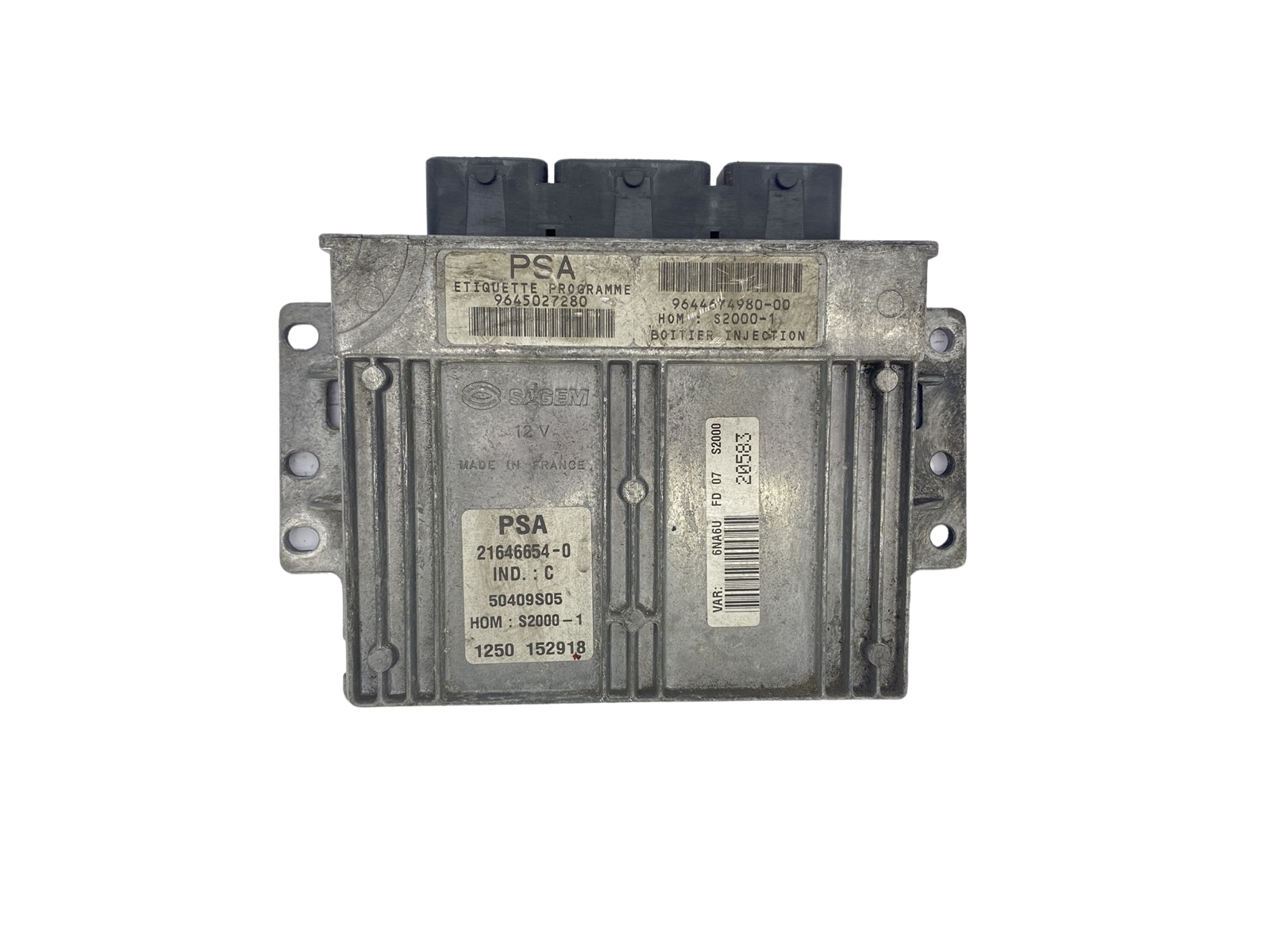 Blok Ovladačů 9645027280 9644674980 21646654-0 PSA Sagem 55297 main product photo
