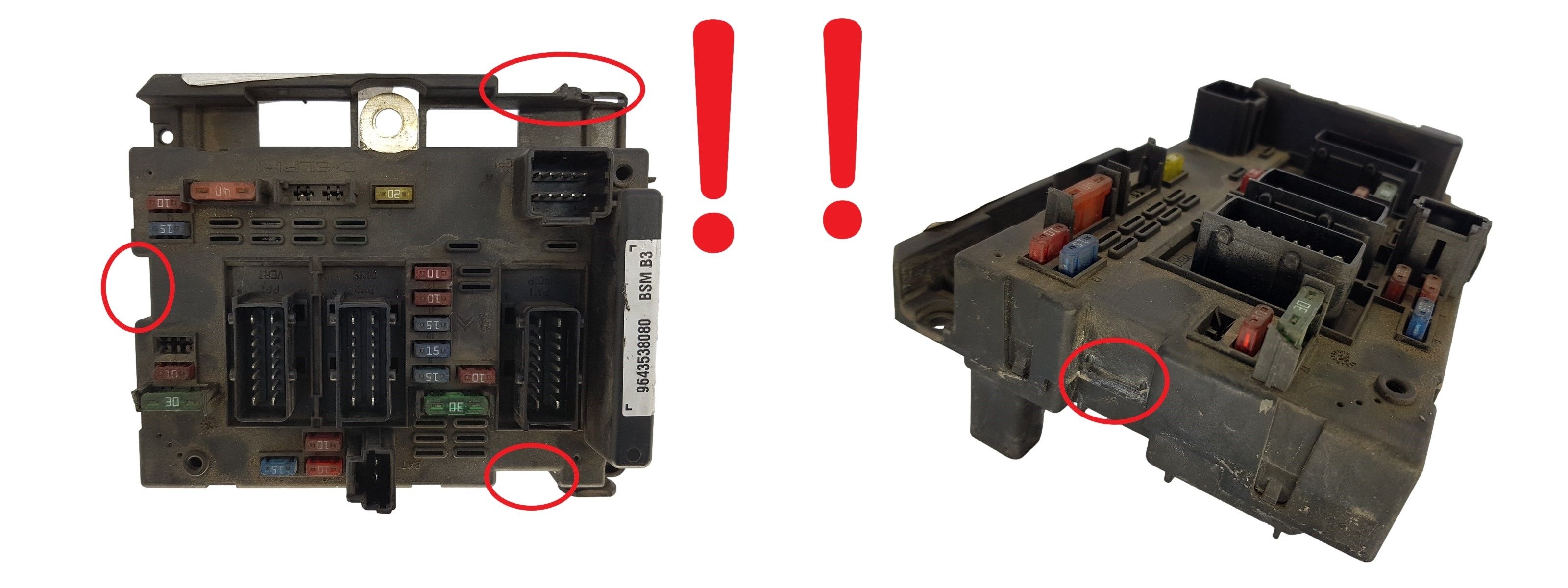 Blok Ovladačů BSM B3 9643538080 PSA Delphi 1430 main product photo