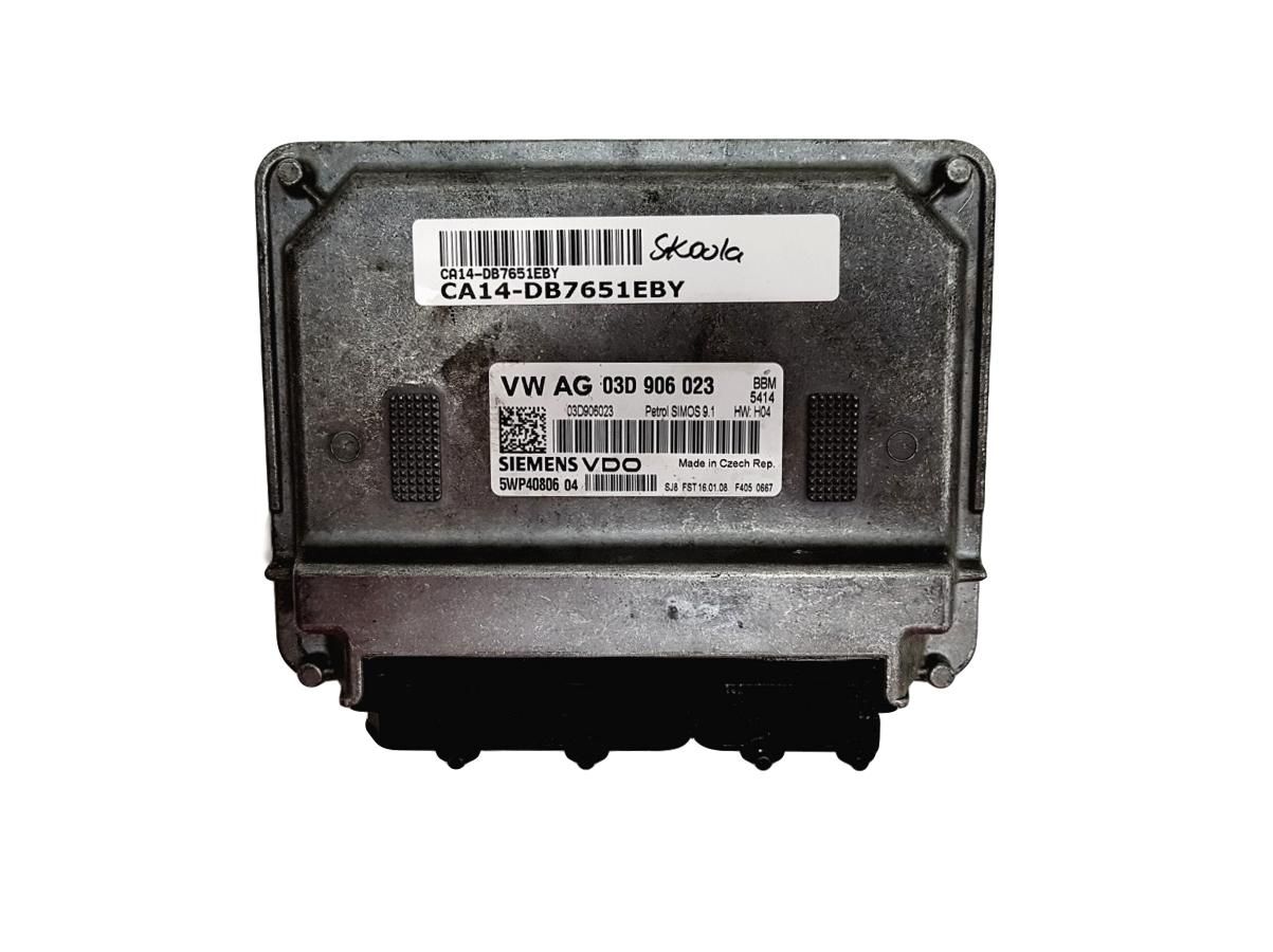 Blok Ovladačů 03D906023 5WP40806 VW SEAT SKODA Siemens 7651 main product photo