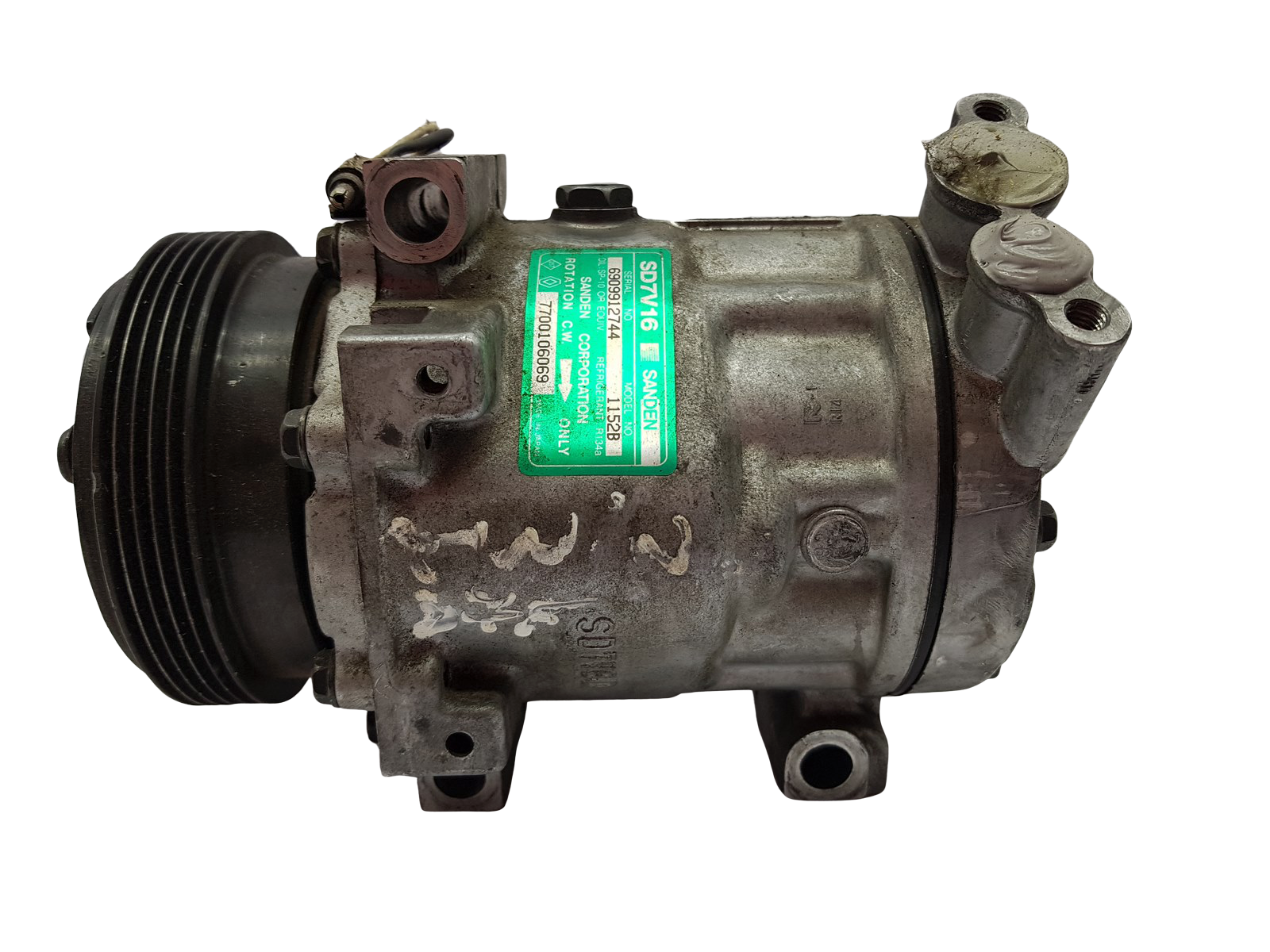 Kompresor Klimatizace Renault 7700106069 SD7V16 1152B Sanden 7016 main product photo