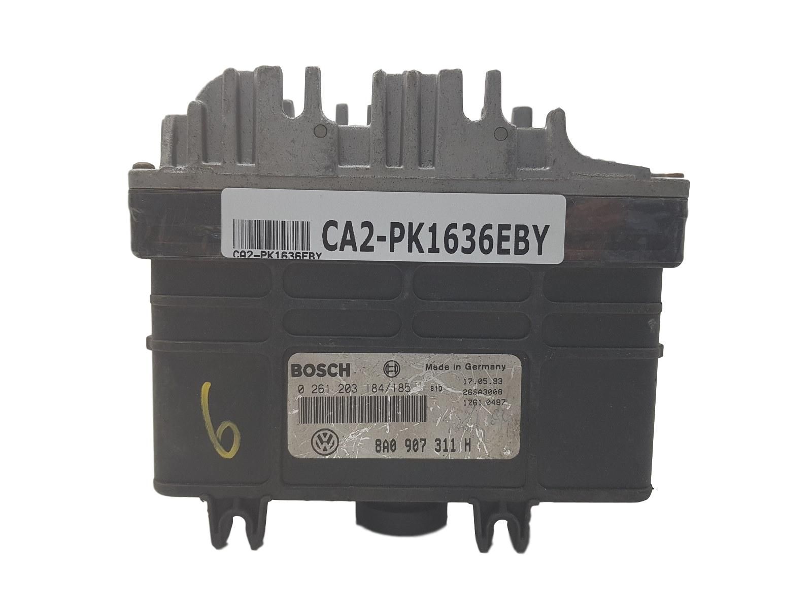 Řídicí Jednotka Motoru 8A0907311H 0261203184 VW 1636 main product photo