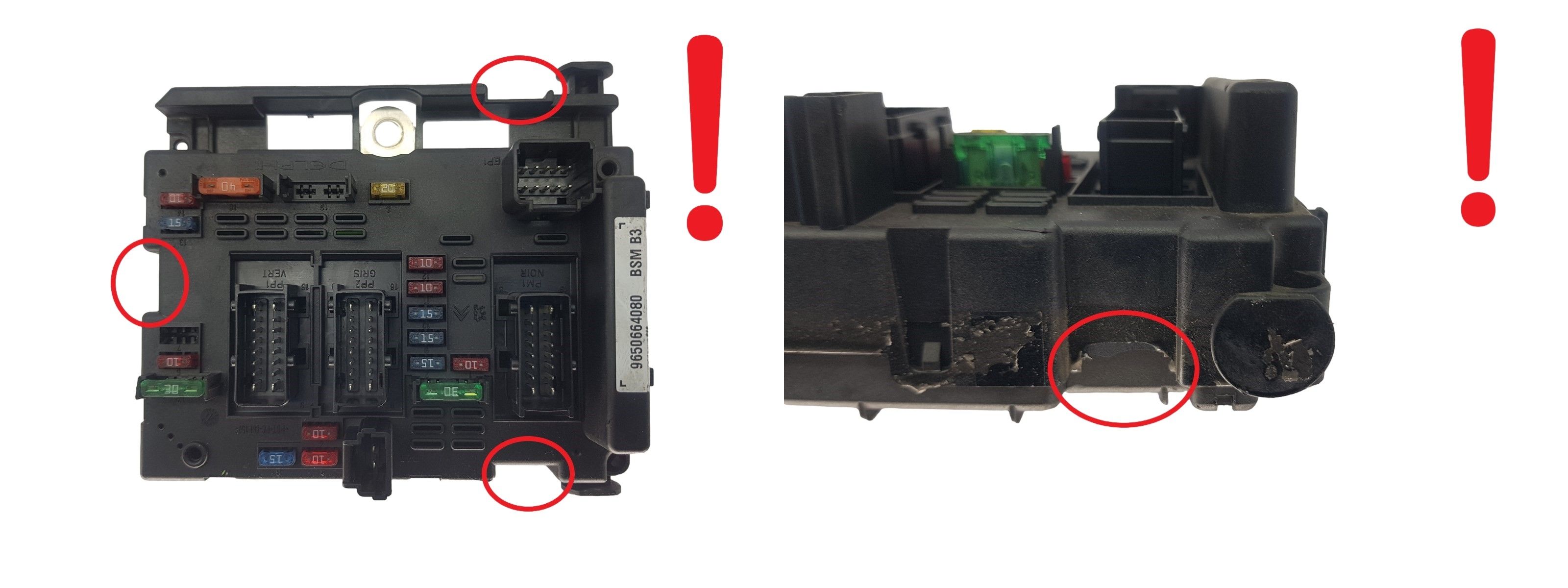 Blok Ovladačů BSM B3 9650664080 PSA Delphi 2102 main product photo