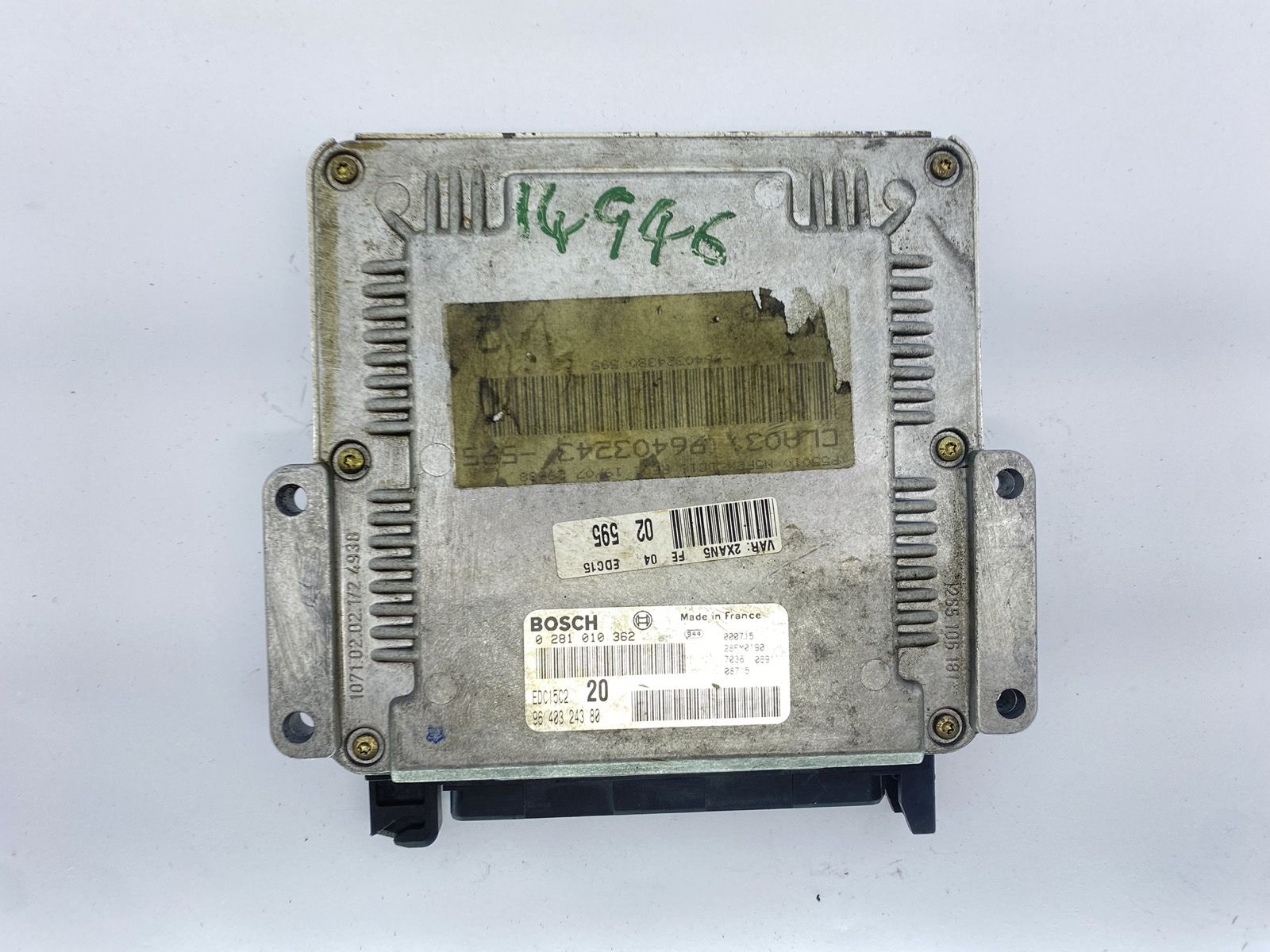 Blok Ovladačů 0281010362 9640324380 28FM0190 PSA Bosch 63509 main product photo