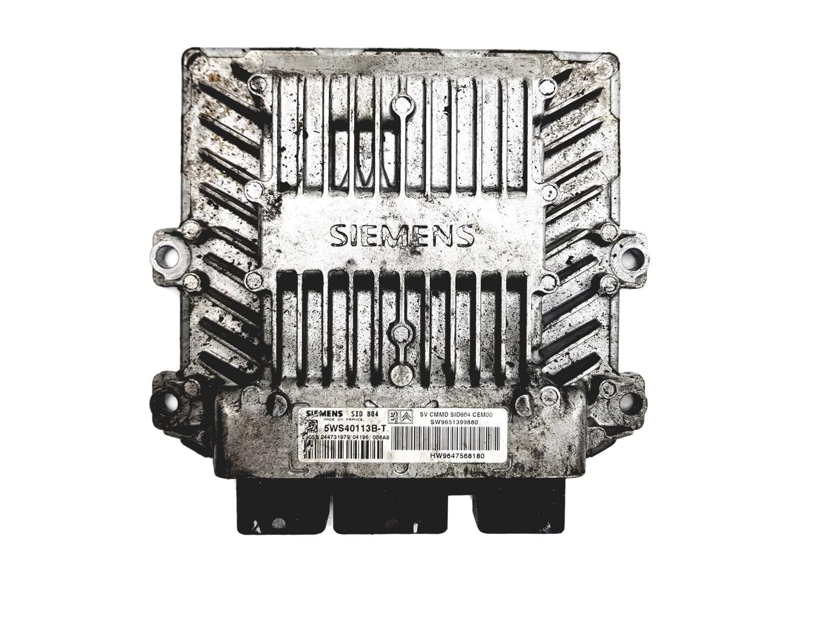 Blok Ovladačů 9651399880 9647568180 5WS40113B-T PSA Siemens main product photo