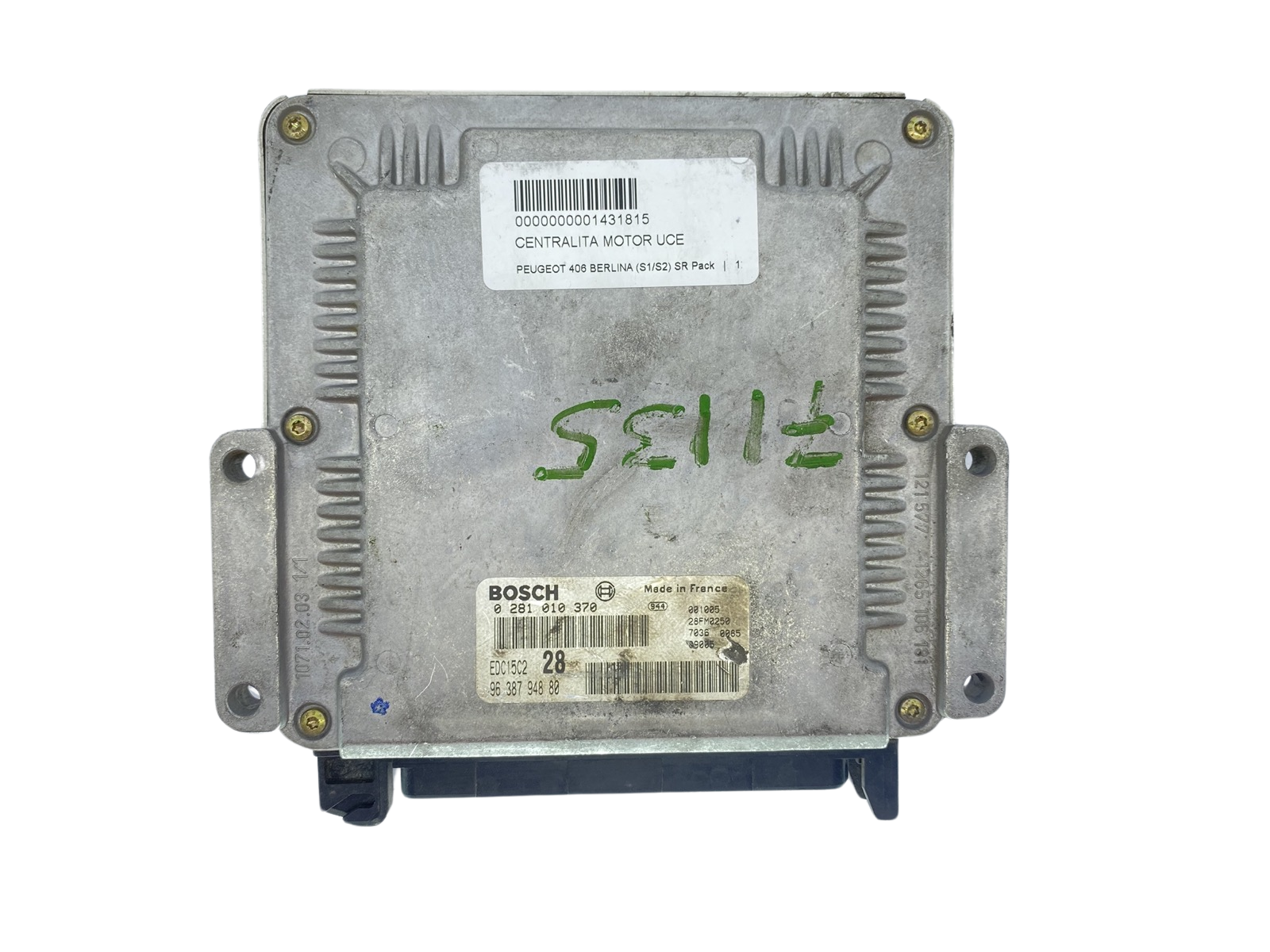 Blok Ovladačů 0281010370 9638794880 28FM0250 PSA Bosch 63778 main product photo