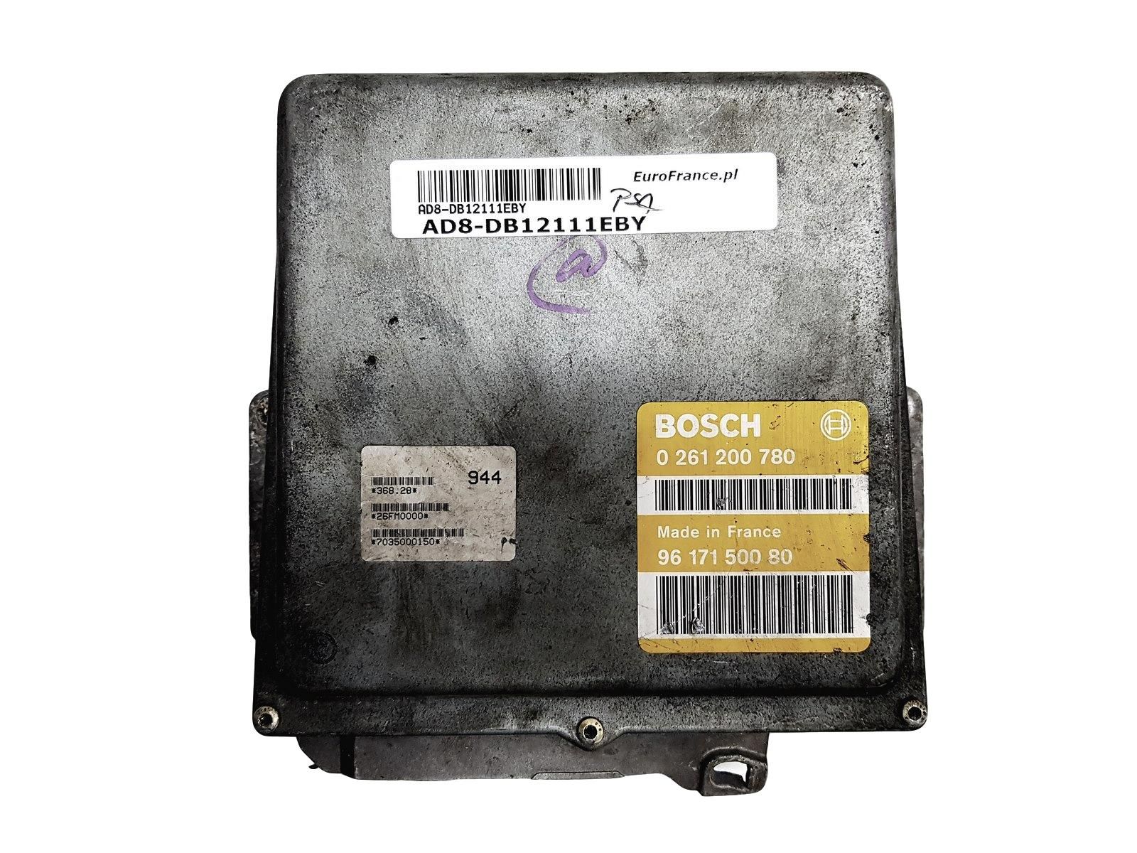 Blok Ovladačů 0261200780 9617150080 26FM0000 MA3.0 PSA Bosch 12111 main product photo