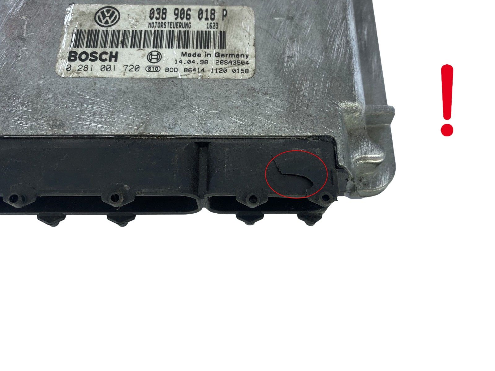 Blok Ovladačů VW Audi 038906018P 0281001720 Bosch 49074 main product photo