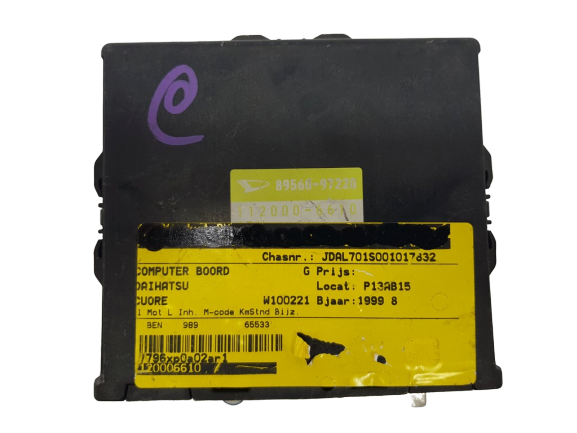 Blok Ovladačů Moduł Daihatsu 89560-97220 112000-6611 Denso main product photo