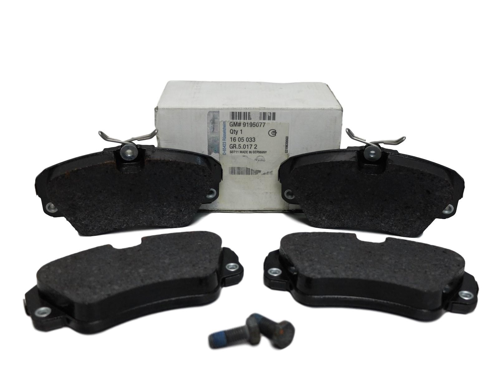 Brzdové Destičky Předek Nový originál Opel 1605033 9195077 main product photo