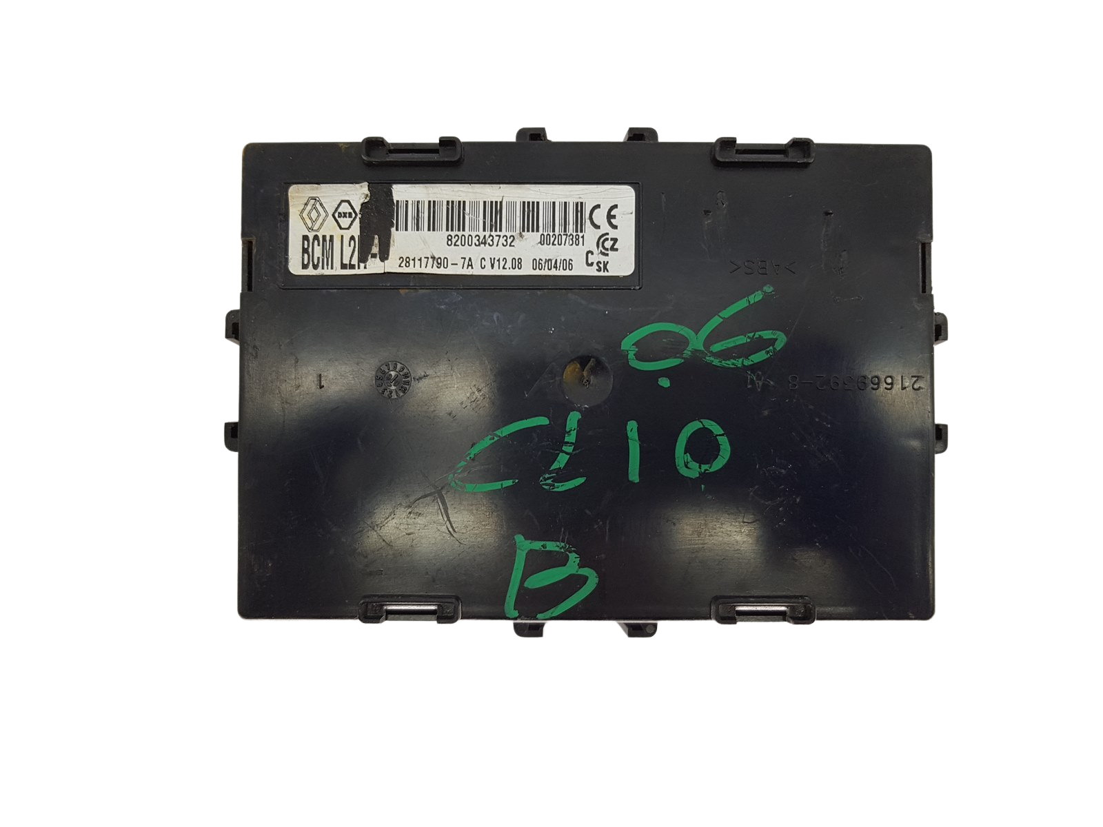 Blok Ovladačů BCM L2R 8200343732 28117790-7A Renault Johnson Controls 18506 main product photo