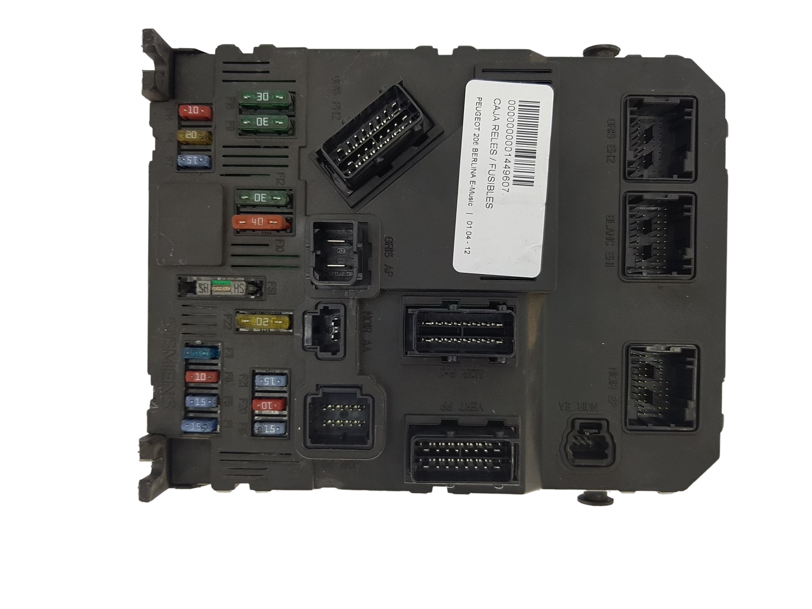 Blok Ovladačů BSI E02-00 S118085220C 9652474780 PSA Siemens 1370 main product photo