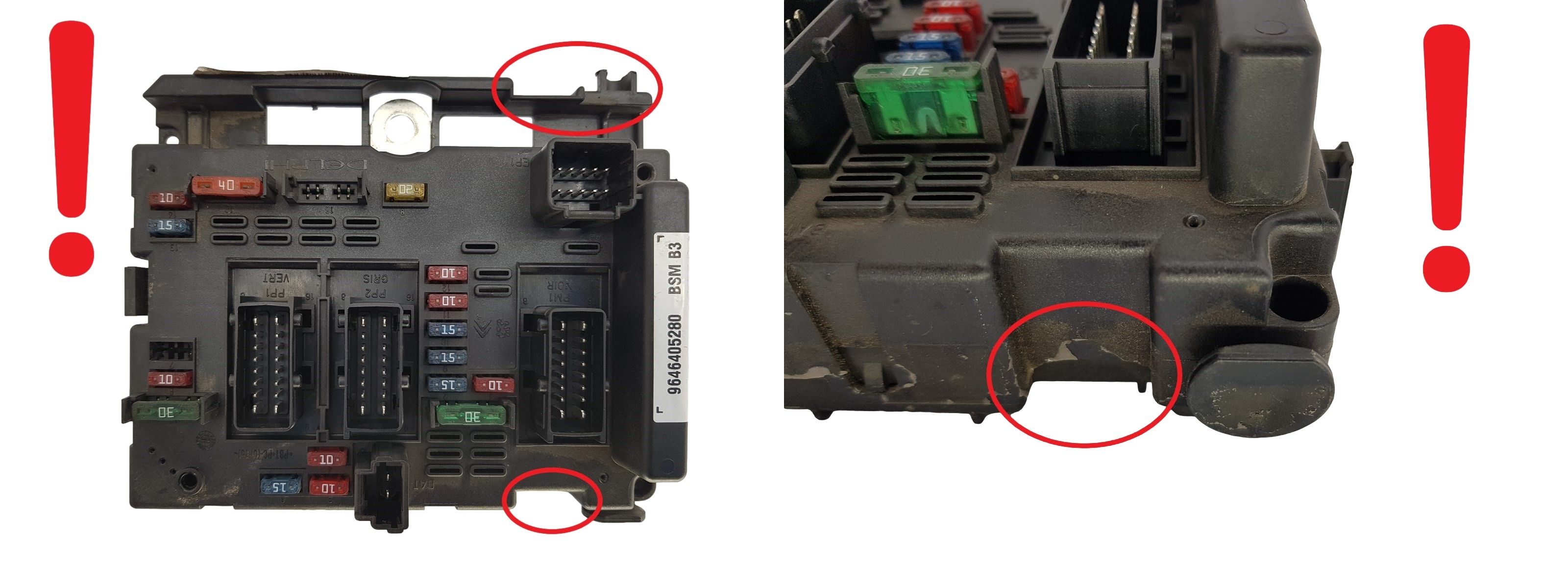 Blok Ovladačů BSM B3 9646405280 PSA Delphi 1376 main product photo