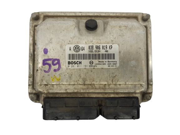 Řídicí Jednotka Motoru VW 038906019KP 0281011191 Bosch main product photo