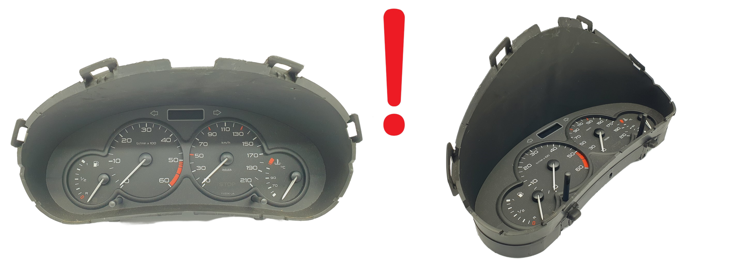 Tachometr Peugeot 206 9656696080 000500110 61877 main product photo