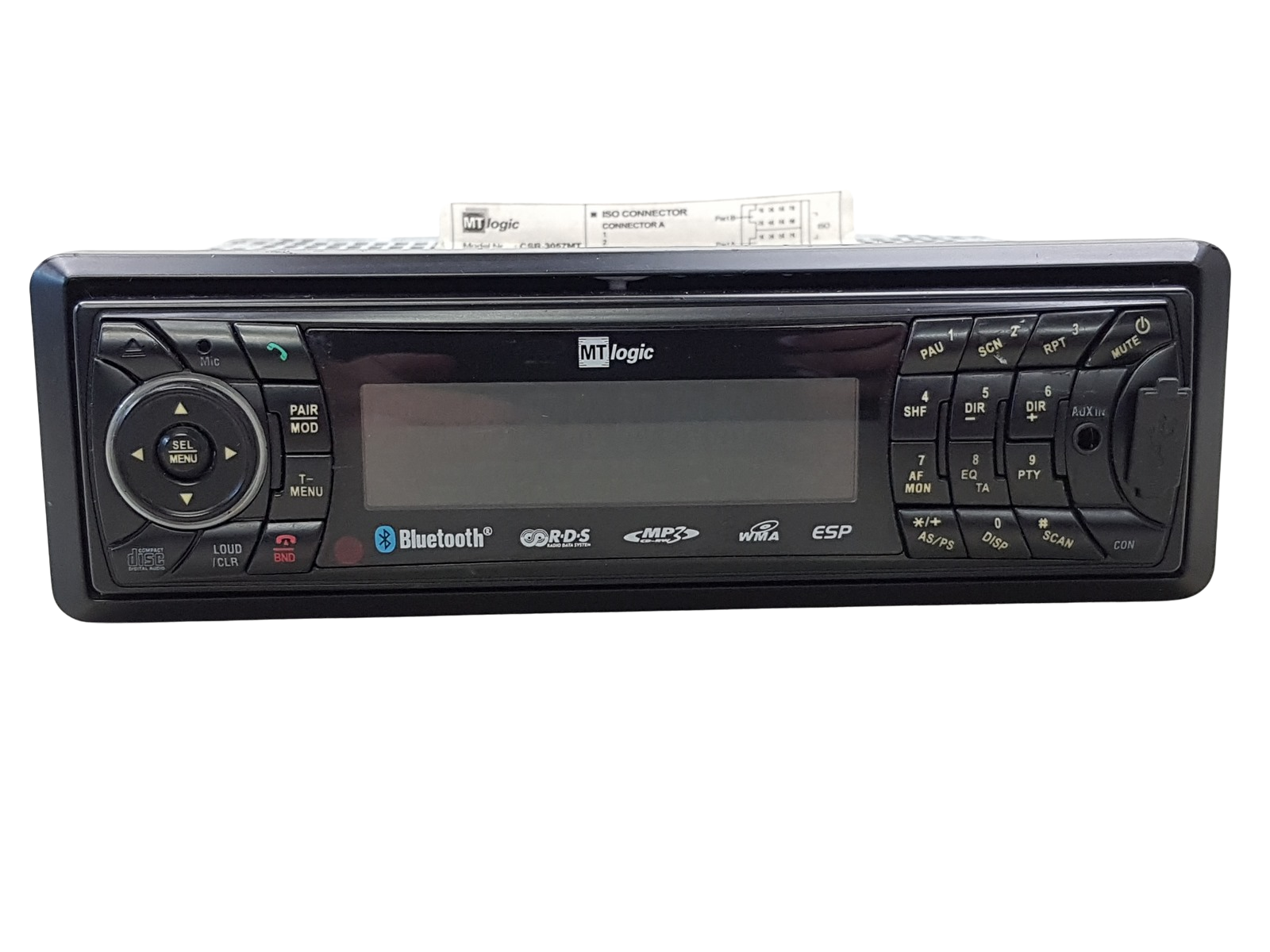 Rádio Cd MP3 Bluetooth USB AUX MTlogic CSR-3057MT main product photo