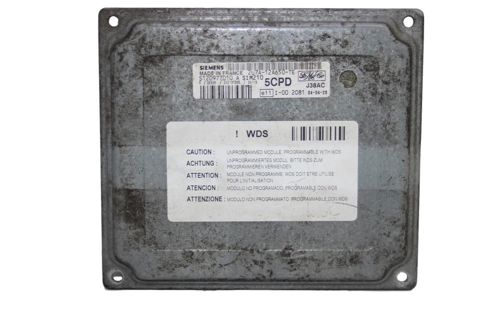 Řídicí Jednotka Motoru 2U7A-12A650-TE S120977010A Ford main product photo