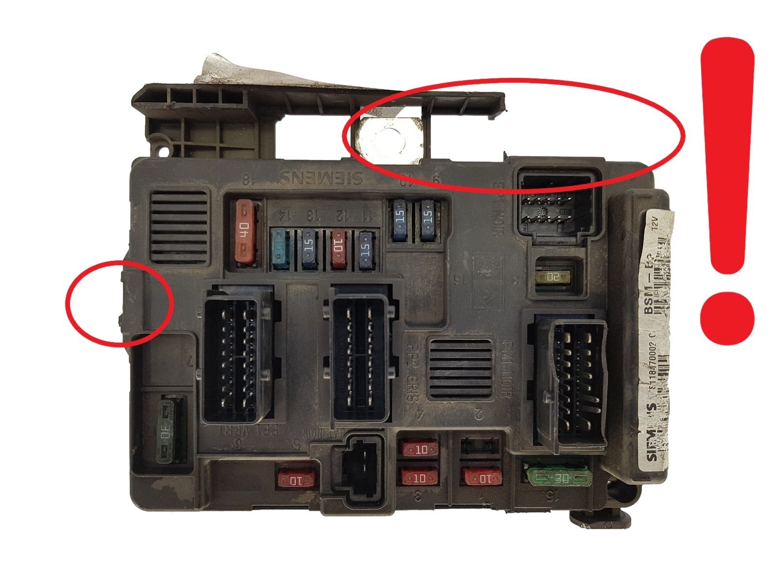 Blok Ovladačů BSM-B2 9643498980 S118470002C PSA Siemens 1282 main product photo