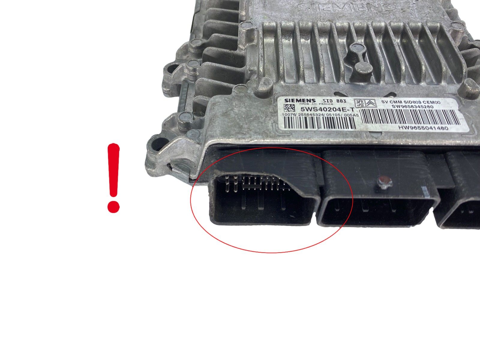 Blok Ovladačů 5WS40204E-T 9658345280 9655041480 PSA Siemens 63963 main product photo
