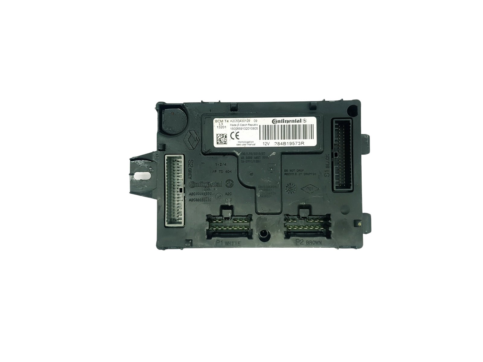Blok Ovladačů BCM T4 284B19573R A2C53430129 Renault Continental 31503 main product photo