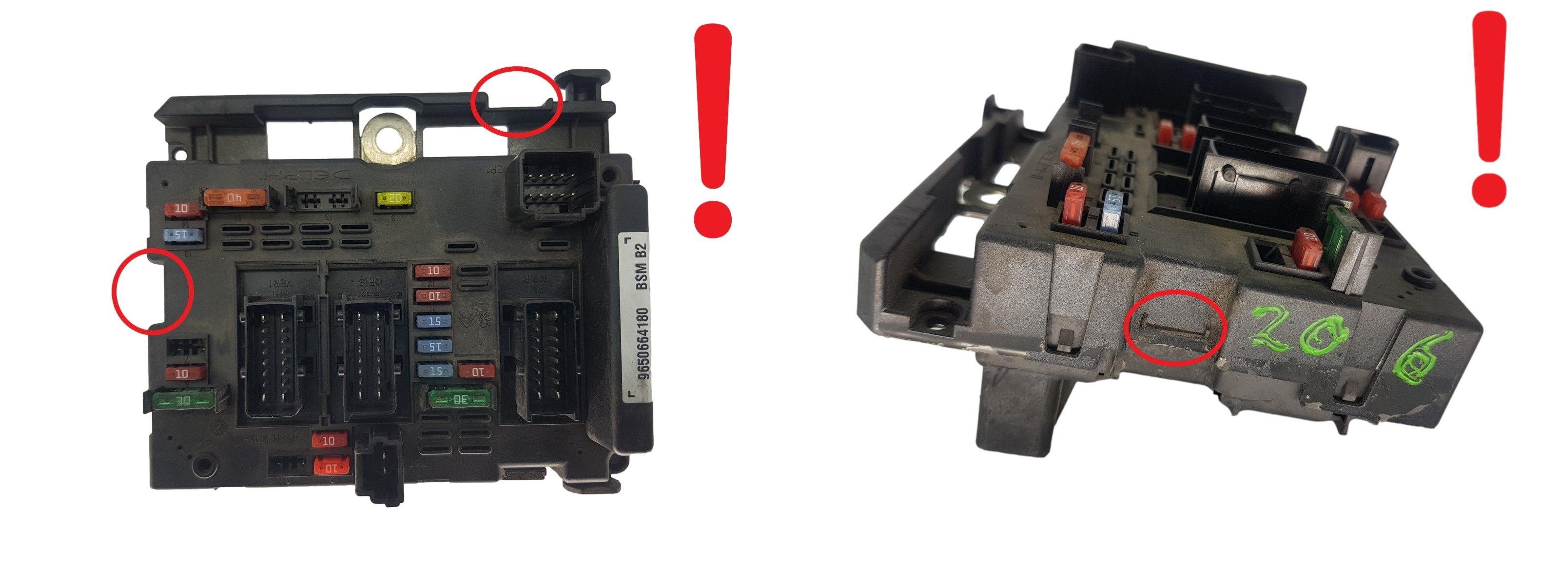 Blok Ovladačů BSM B2 9650664180 PSA Delphi 1921 main product photo