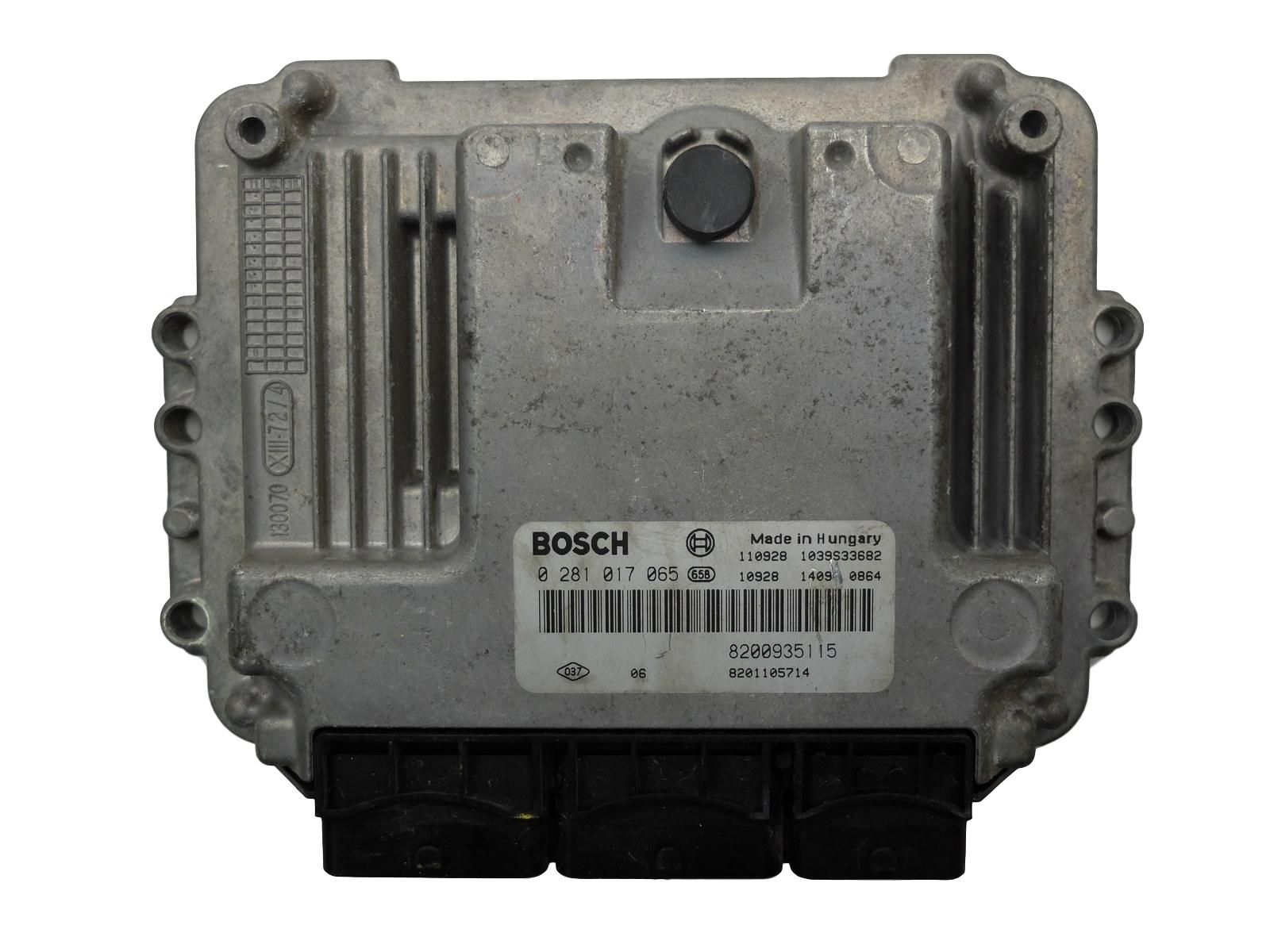 Řídicí Jednotka Motoru 8201105714 0281017065 Trafic II 2,0 DCI Renault main product photo