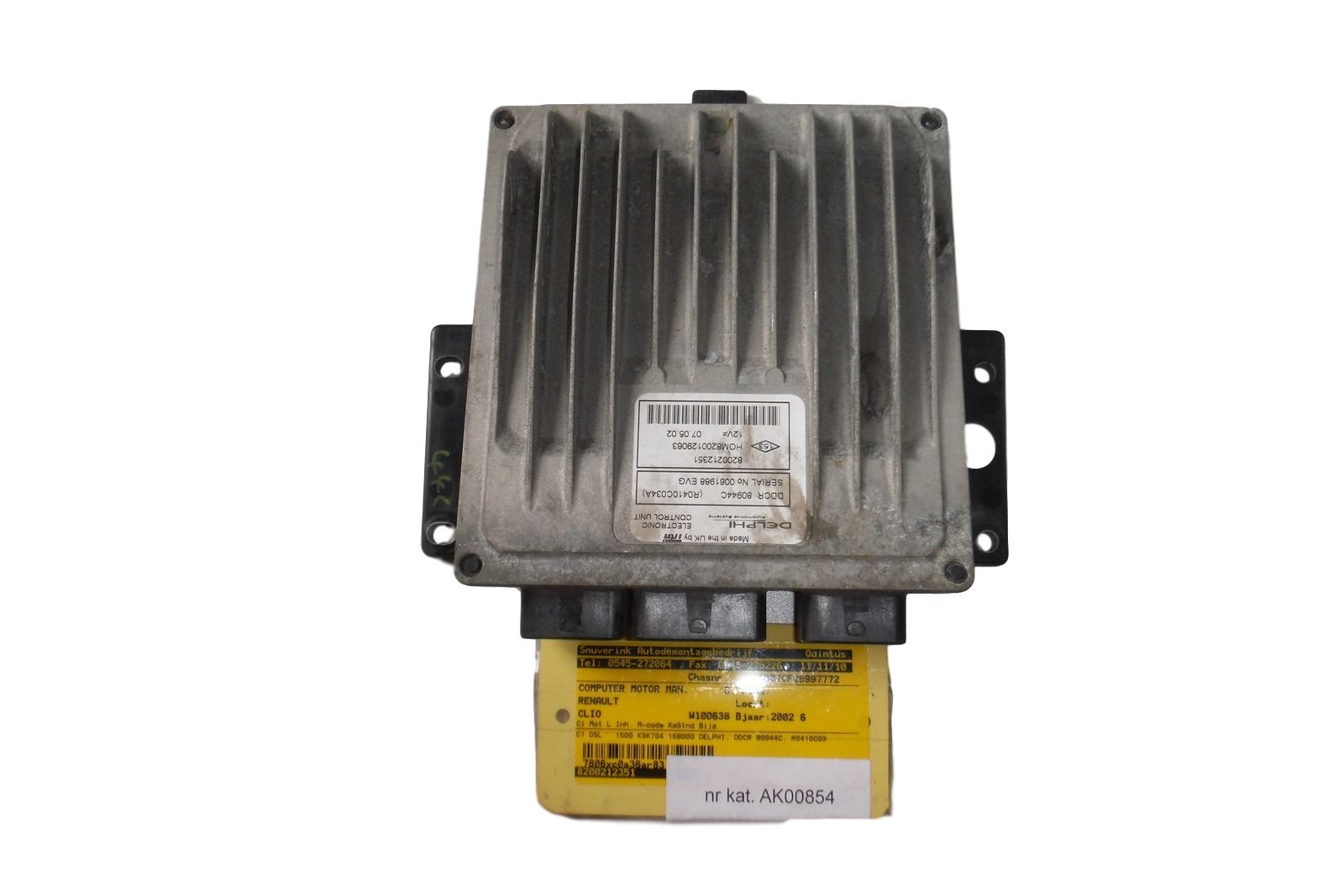 Komputer Silnika 8200212351 Renault Clio II 2 main product photo